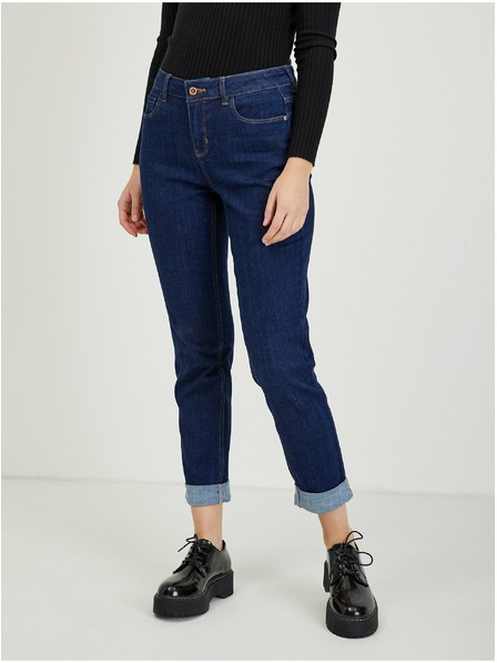 Orsay Dunkelblaue Damen Boyfriend Jeans ORSAY