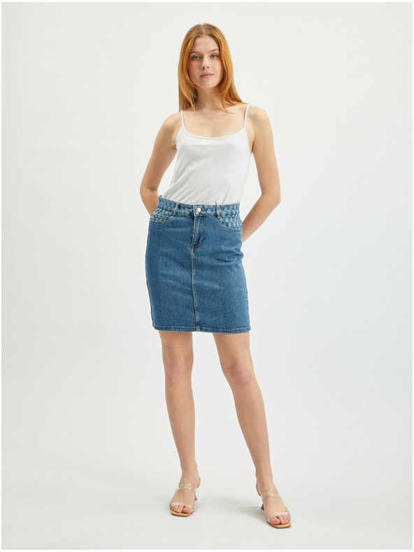 Orsay Blauer Damen-Denimrock ORSAY