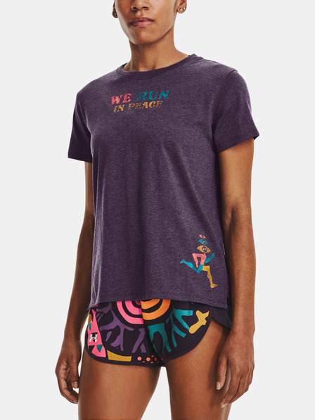 Under Armour Damen T-Shirt Under Armour UA Run In Peace SS Tee