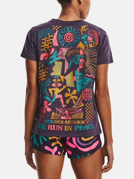 Under Armour Damen T-Shirt Under Armour UA Run In Peace SS Tee