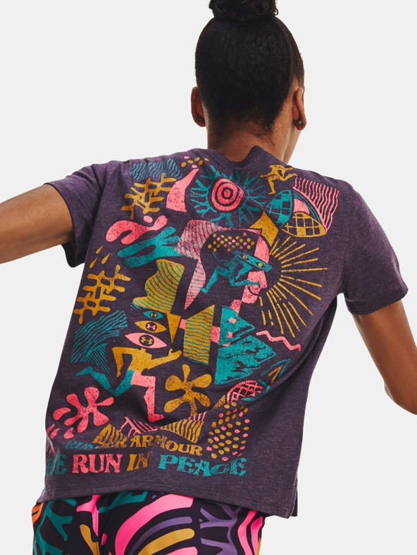 Under Armour Damen T-Shirt Under Armour UA Run In Peace SS Tee