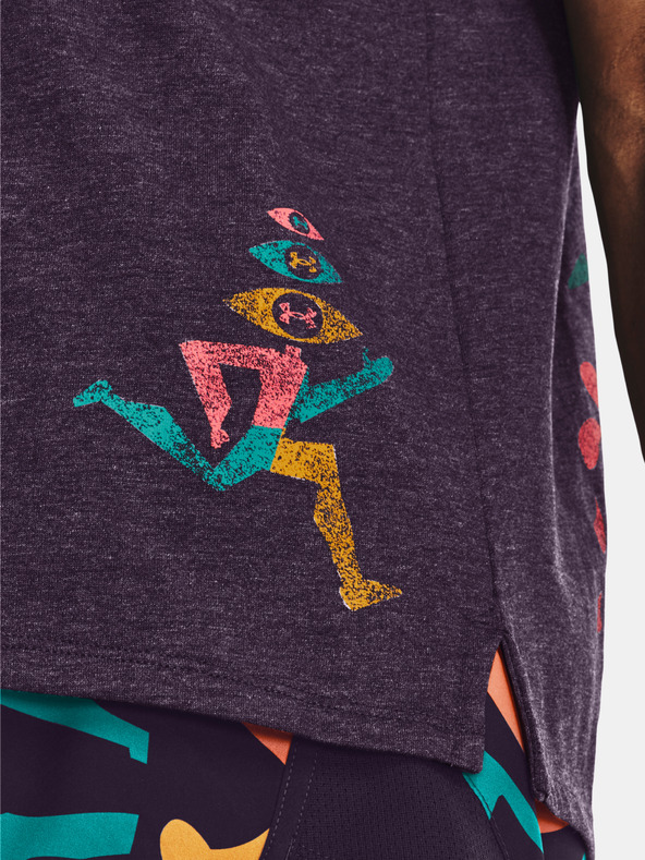 Under Armour Damen T-Shirt Under Armour UA Run In Peace SS Tee