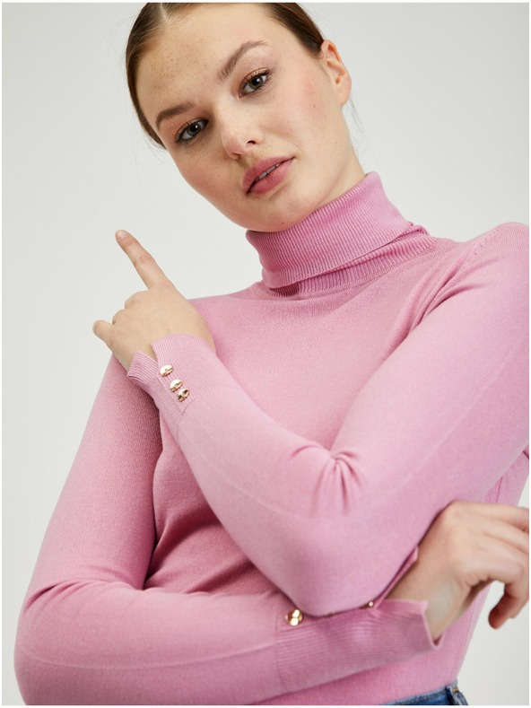 Orsay Rosa Damen-Rollkragenpullover ORSAY