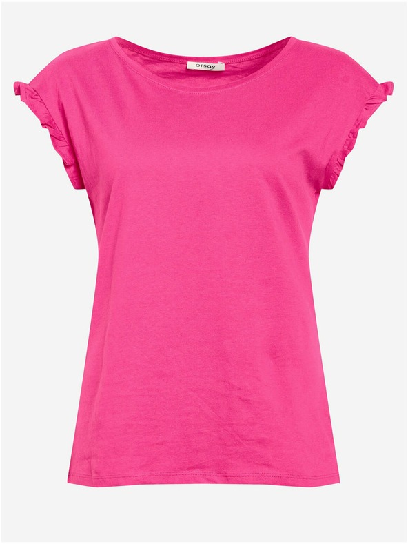 Orsay Dunkelrosa T-Shirt ORSAY