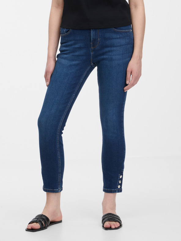 Orsay Dunkelblaue Skinny Fit Jeans ORSAY