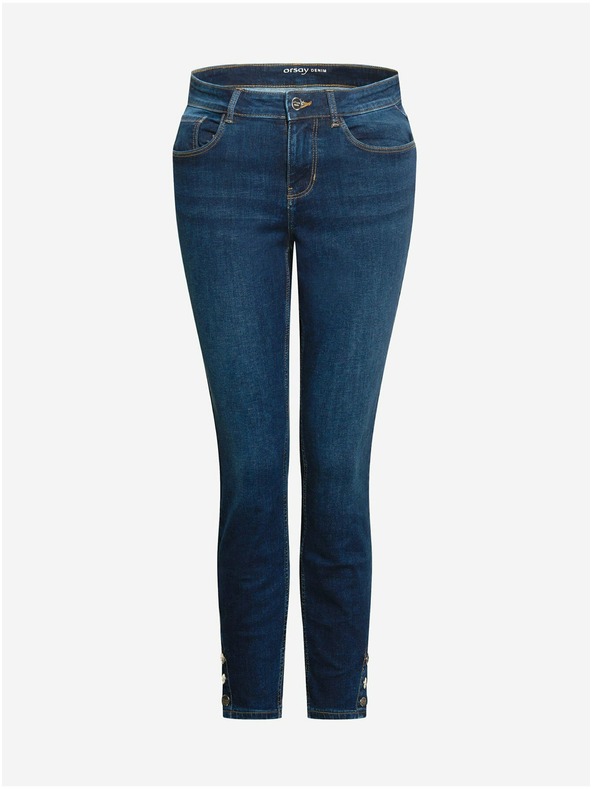 Orsay Dunkelblaue Skinny Fit Jeans ORSAY