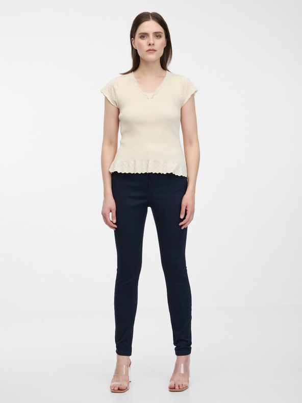 Orsay Dunkelblaue Skinny-Fit-Hose ORSAY