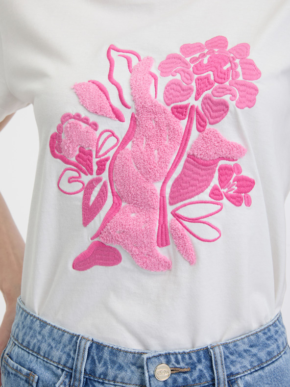 Orsay Weißes Damen-Kurzarmshirt ORSAY