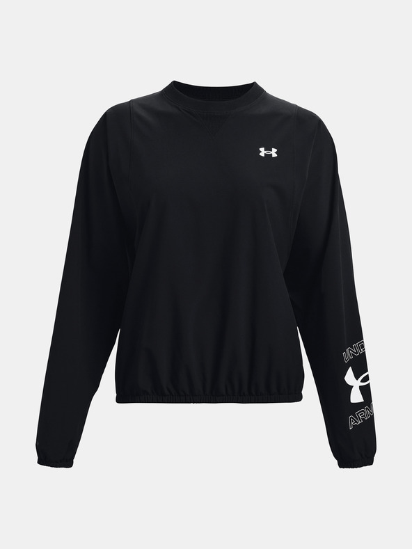 Under Armour Damen Sweatshirt Under Armour Woven Storm Graphic Crew
