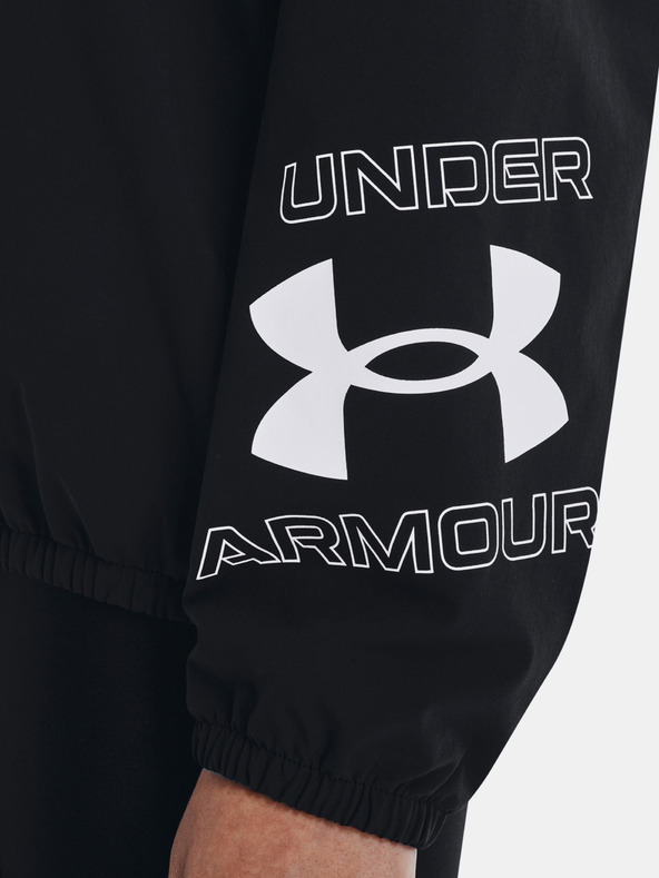 Under Armour Damen Sweatshirt Under Armour Woven Storm Graphic Crew