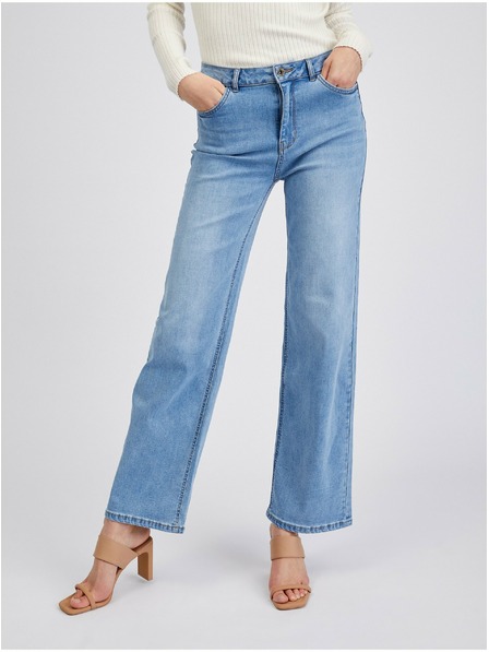 Orsay Hellblaue Damen Wide Leg Jeans von ORSAY