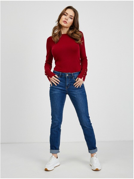 Orsay Dunkelblaue Slim Fit Damenjeans ORSAY