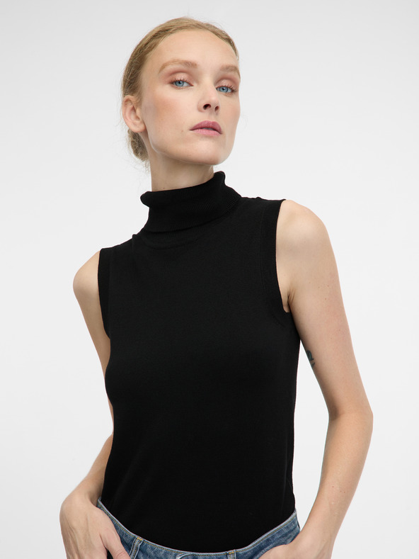 Orsay Schwarzer Damen-Rollkragenpullover ORSAY