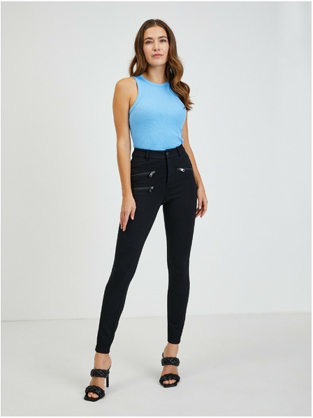 Orsay Schwarze Damenhose mit Zipper-Details von ORSAY