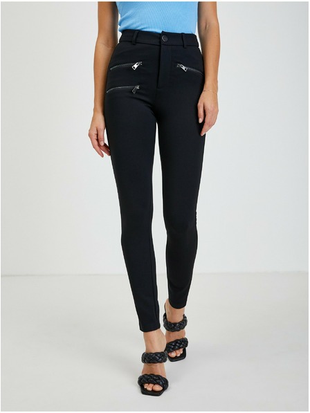Orsay Schwarze Damenhose mit Zipper-Details von ORSAY