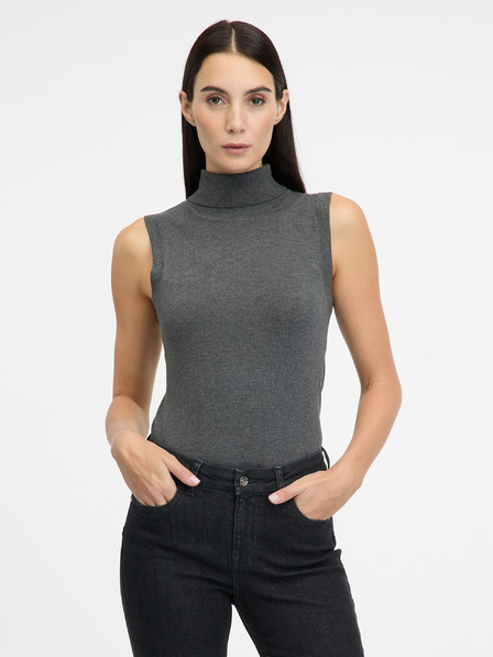 Orsay Grauer Damenpullover mit Rollkragen ORSAY