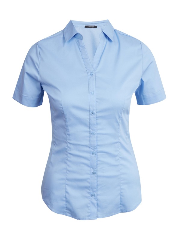 Orsay Hellblaues Kurzarmhemd ORSAY