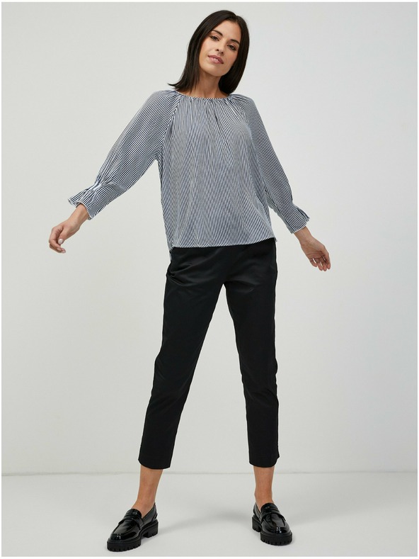 Orsay Blau gestreifte Bluse ORSAY