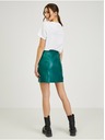 Orsay Grüner Damen Kunstlederrock ORSAY