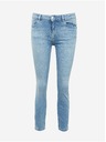 Orsay Hellblaue abgeschnittene Skinny Fit Jeans ORSAY