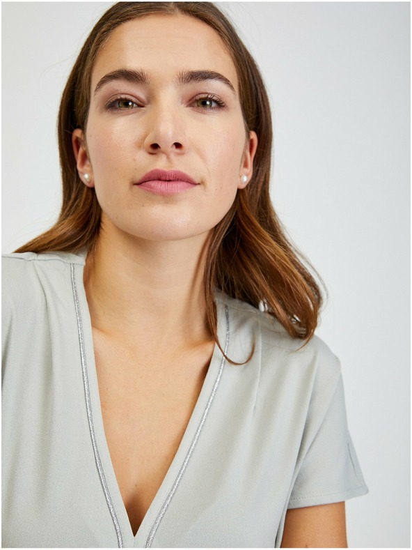 Orsay Hellgraues Damen-T-Shirt ORSAY