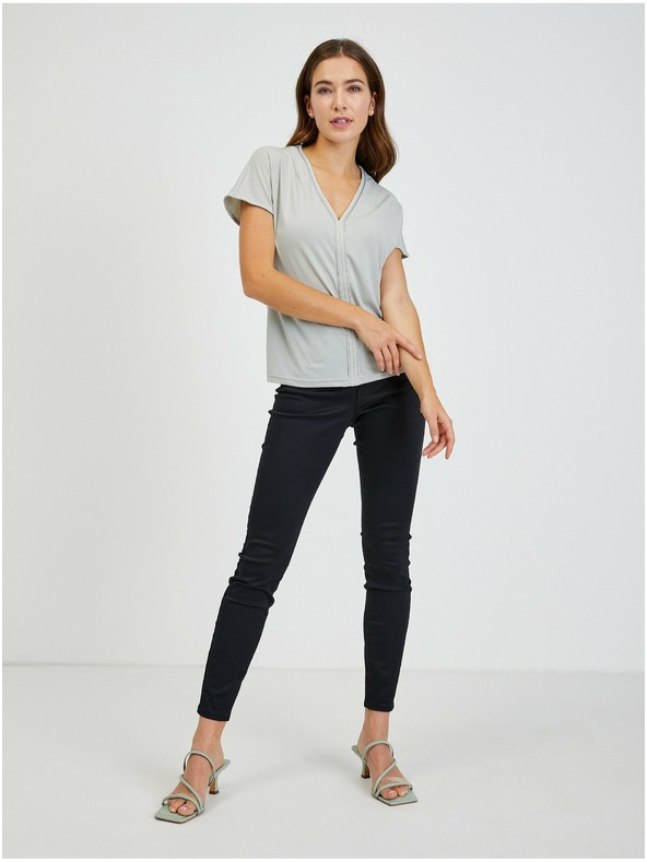 Orsay Hellgraues Damen-T-Shirt ORSAY