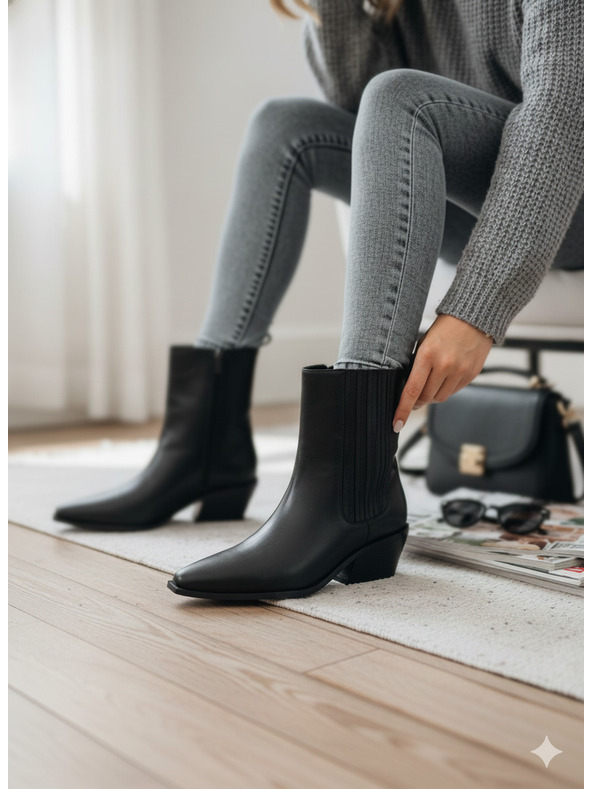 Orsay Schwarze Damen-Winterstiefel ORSAY