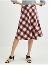 Orsay Rot karierter Damenrock ORSAY