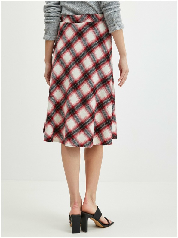 Orsay Rot karierter Damenrock ORSAY