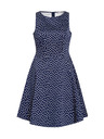 Orsay Dunkelblaues gepunktetes Kleid ORSAY