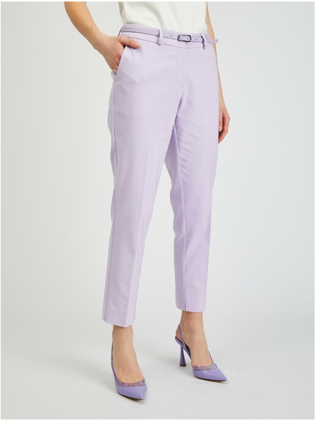 Orsay Hellviolette Damenhose mit Gürtel ORSAY