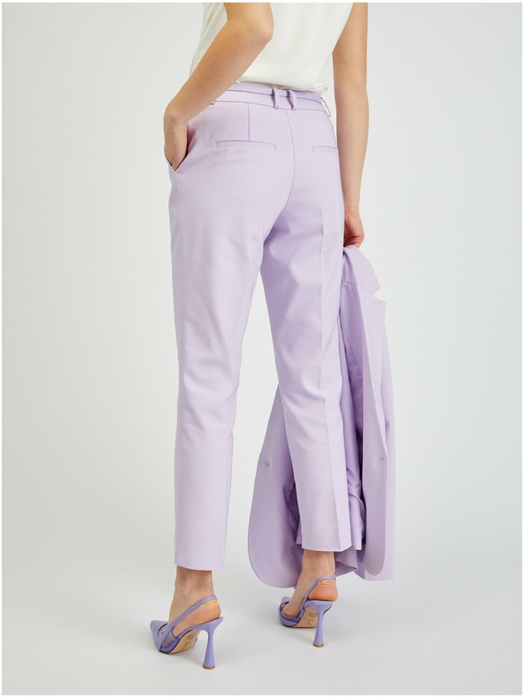 Orsay Hellviolette Damenhose mit Gürtel ORSAY