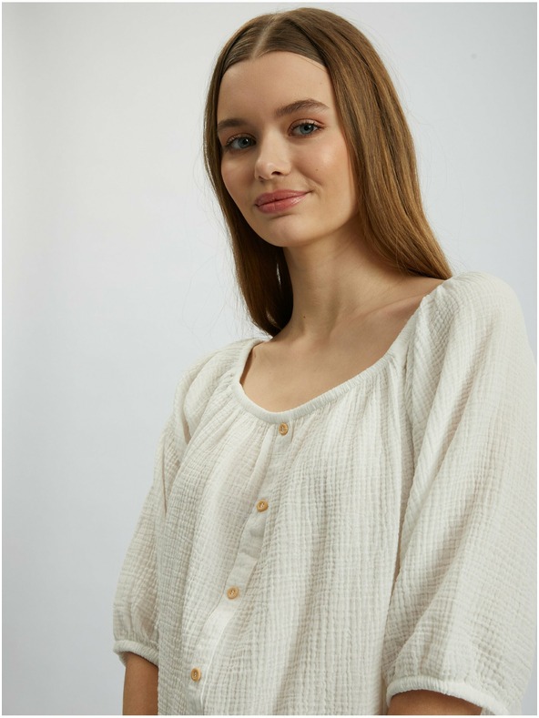 Orsay Weiße Damenbluse ORSAY