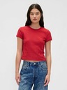 GAP Damen-Crop-T-Shirt mit Waffelmuster GAP