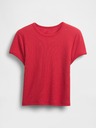 GAP Damen-Crop-T-Shirt mit Waffelmuster GAP