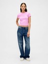 GAP Damen-Crop-T-Shirt mit Waffelmuster GAP