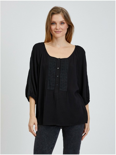 Orsay Schwarze Bluse ORSAY