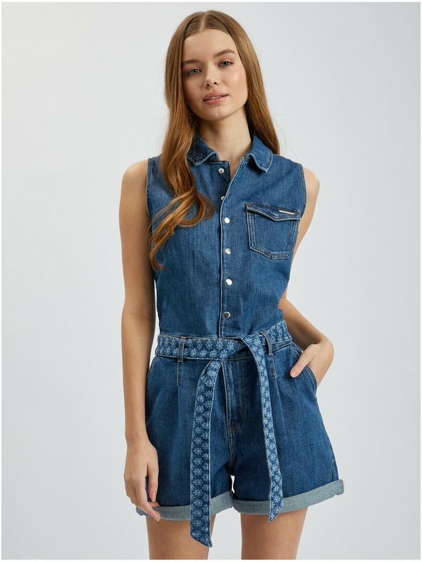 Orsay Blauer Damen-Jumpsuit aus Denim ORSAY
