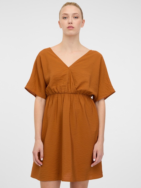 Orsay Braunes kurzes Damenkleid ORSAY