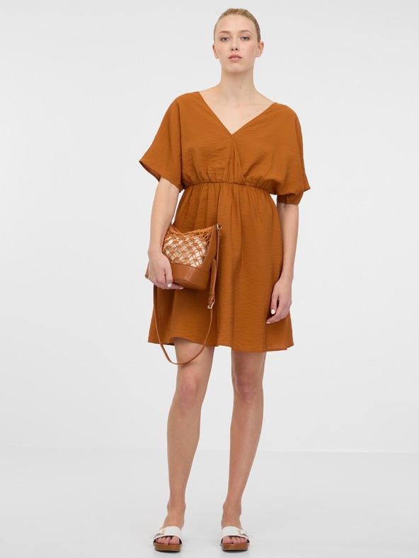 Orsay Braunes kurzes Damenkleid ORSAY