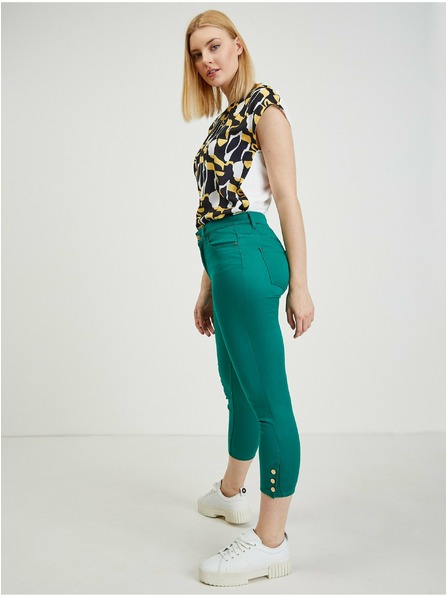 Orsay ORSAY Damen-Hose grün gekürzt