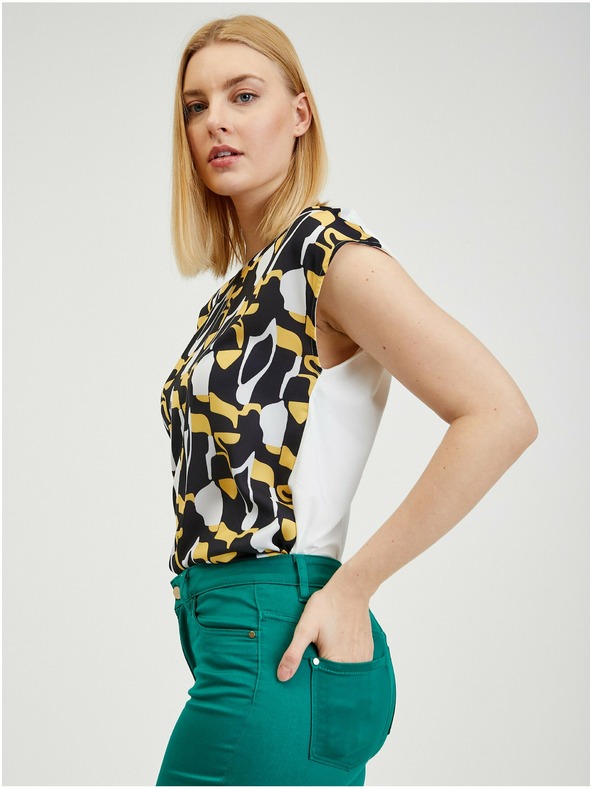 Orsay ORSAY Damen-Hose grün gekürzt