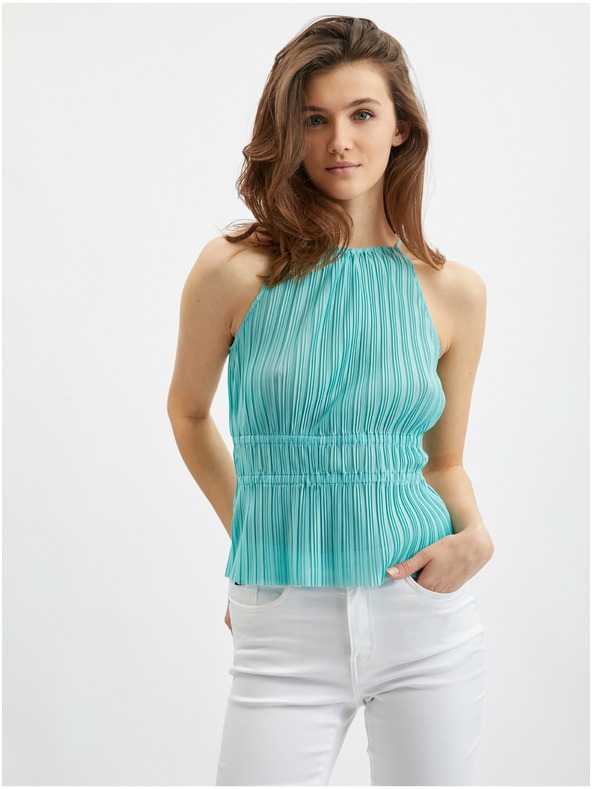 Orsay Türkisfarbene Damenbluse ORSAY