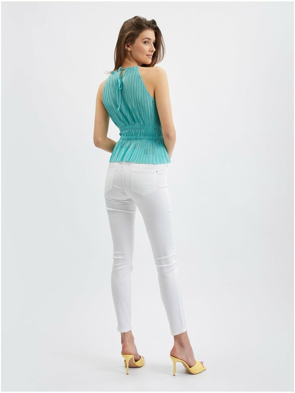 Orsay Türkisfarbene Damenbluse ORSAY