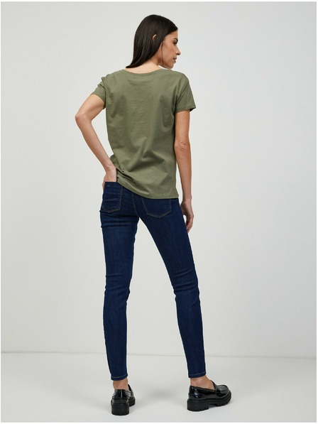 Orsay Khaki-T-Shirt mit Print von ORSAY
