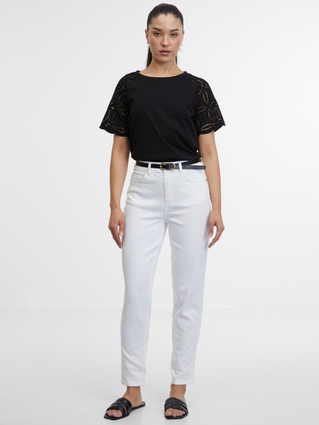 Orsay Schwarzes Damen-T-Shirt ORSAY