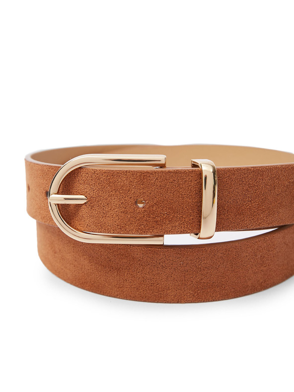 Orsay Brauner Damen-Gürtel in Wildlederoptik ORSAY