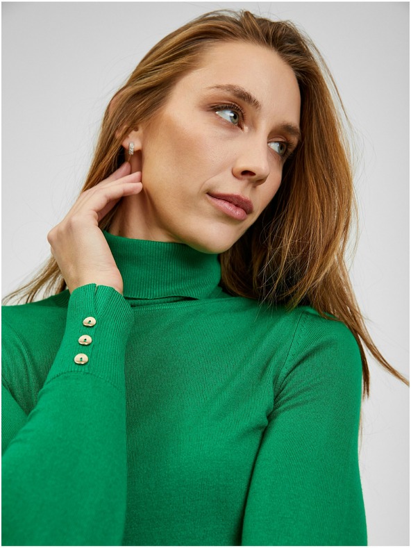 Orsay Grüner Damen Rollkragenpullover von ORSAY