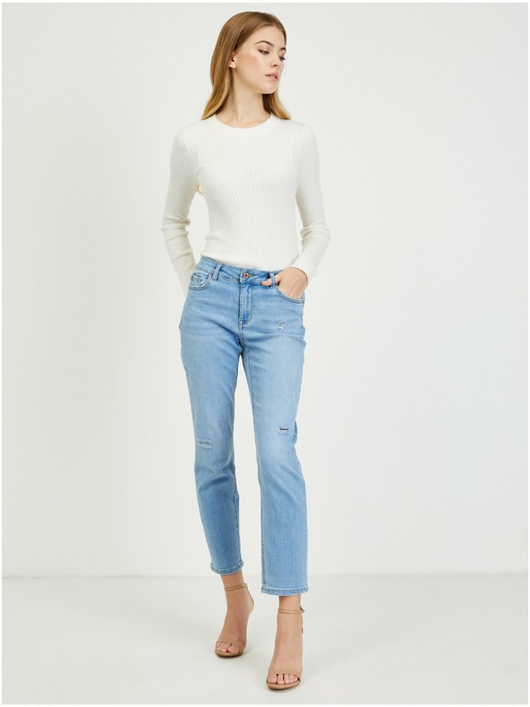 Orsay Hellblaue Straight-Fit-Jeans Damen ORSAY