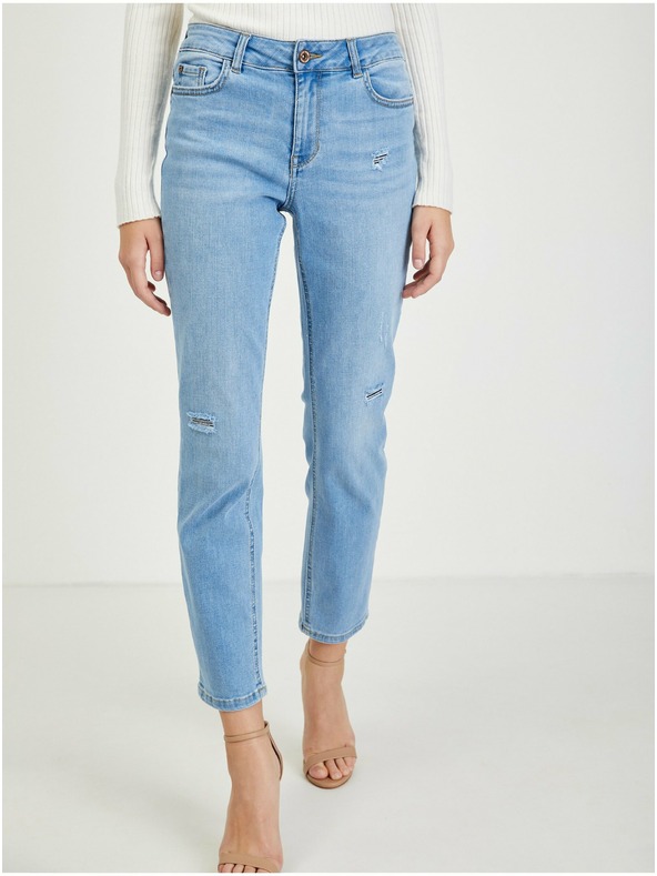 Orsay Hellblaue Straight-Fit-Jeans Damen ORSAY